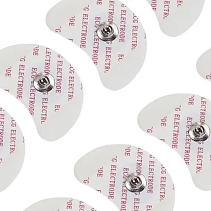 Ecg Patch Monitor - 50PCS White Foam Disposable ECG Electrode