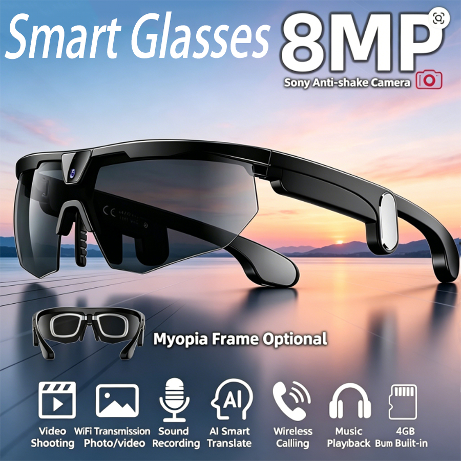 Smart Glasses Lens - 2026 New 32MP Pixel HD Photo