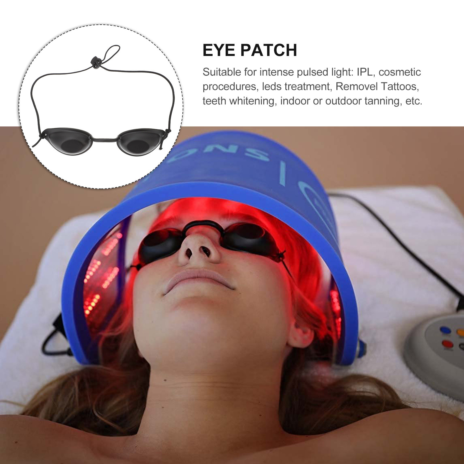 Safety Goggles Ipl Eye Patch R - Light Therapy Glasses のレビューと価格