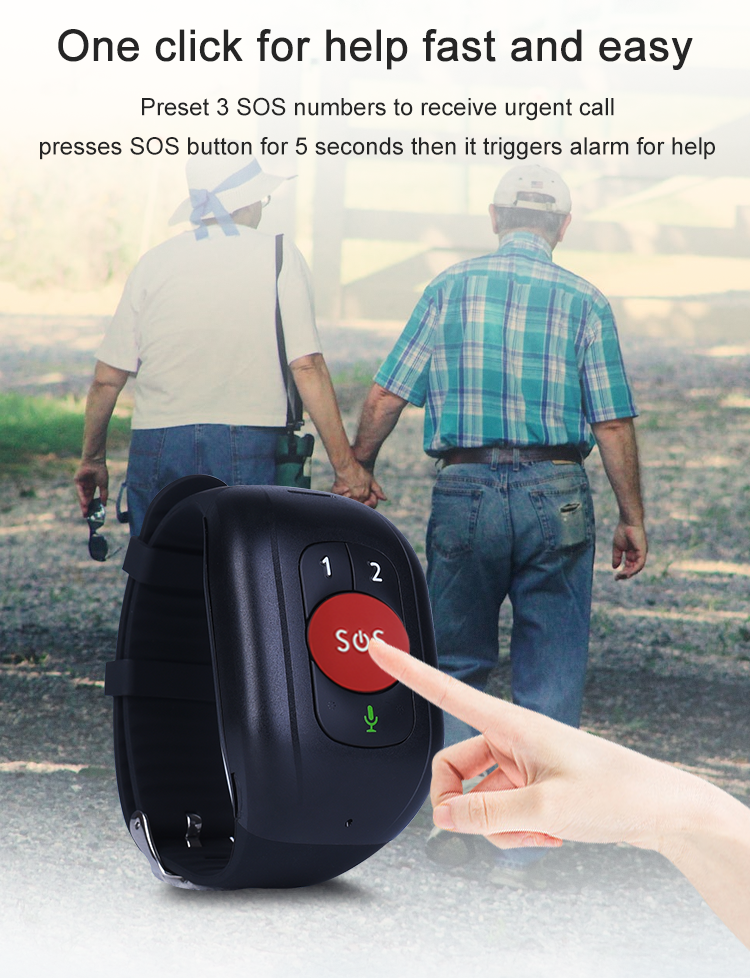 Elder 4G LTE GPS Tracker Brace - Fall Detection Watch のレビューと価格