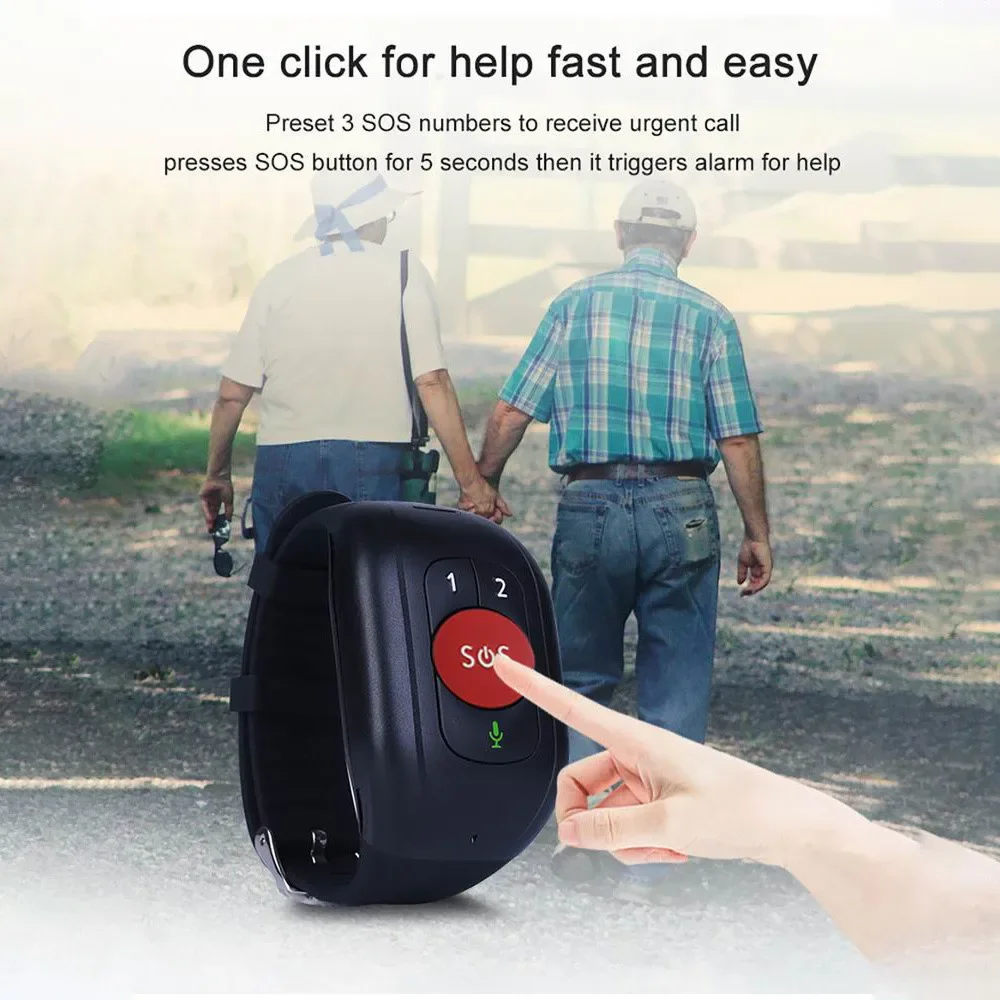 Elderly 4G LTE SOS Watch GPS T - Fall Detection Watch のレビューと価格