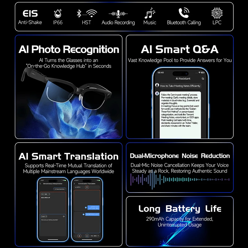 2026New 800W Pixel Camera Smar - Smart Glasses Lens のレビューと価格