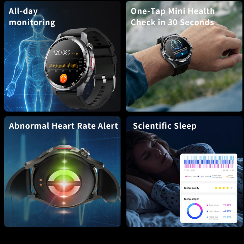 Men Smart Watch Ultra HD Scree - Fall Detection Watch のレビューと価格