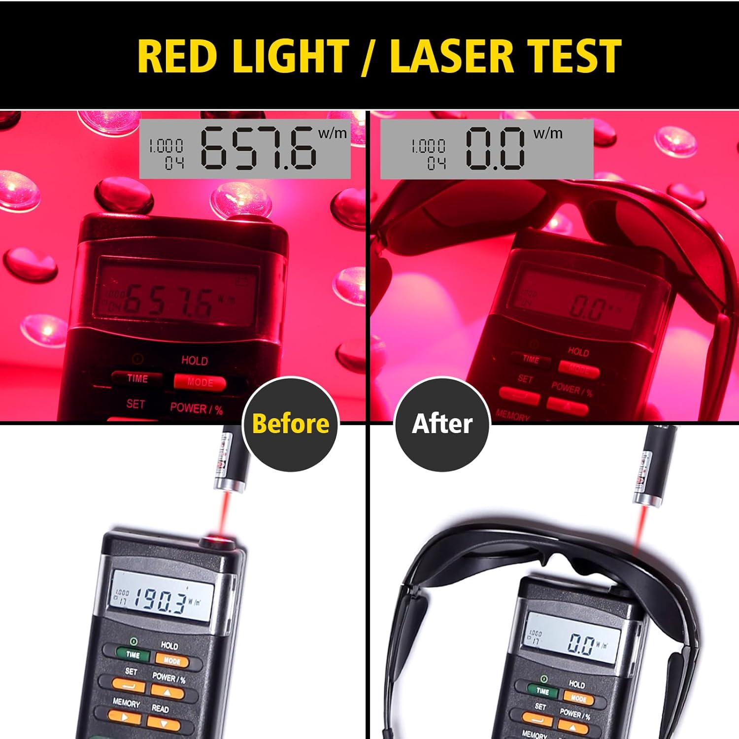 Red Light Therapy Glasses, Eye - Light Therapy Glasses のレビューと価格
