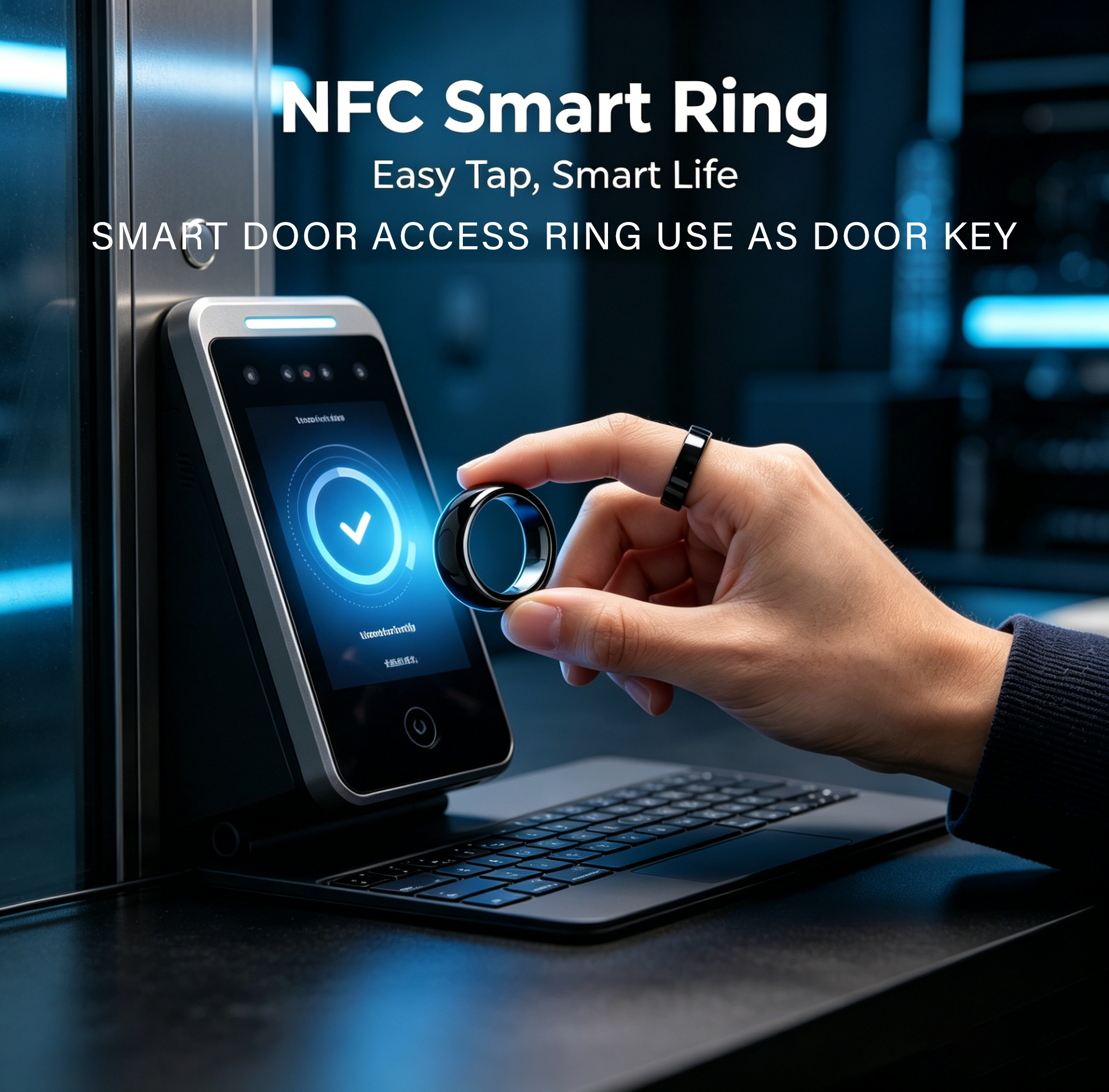 Ntag216 NFC Full Ceramic Smart - Smart Ring Nfc Pay のレビューと価格