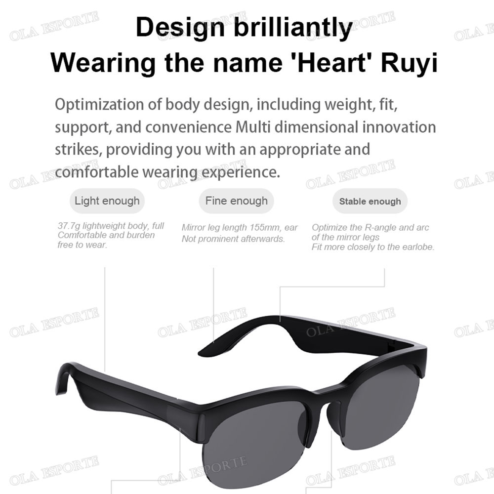 New Smart Bluetooth V5.3 Sungl - Smart Glasses Lens のレビューと価格