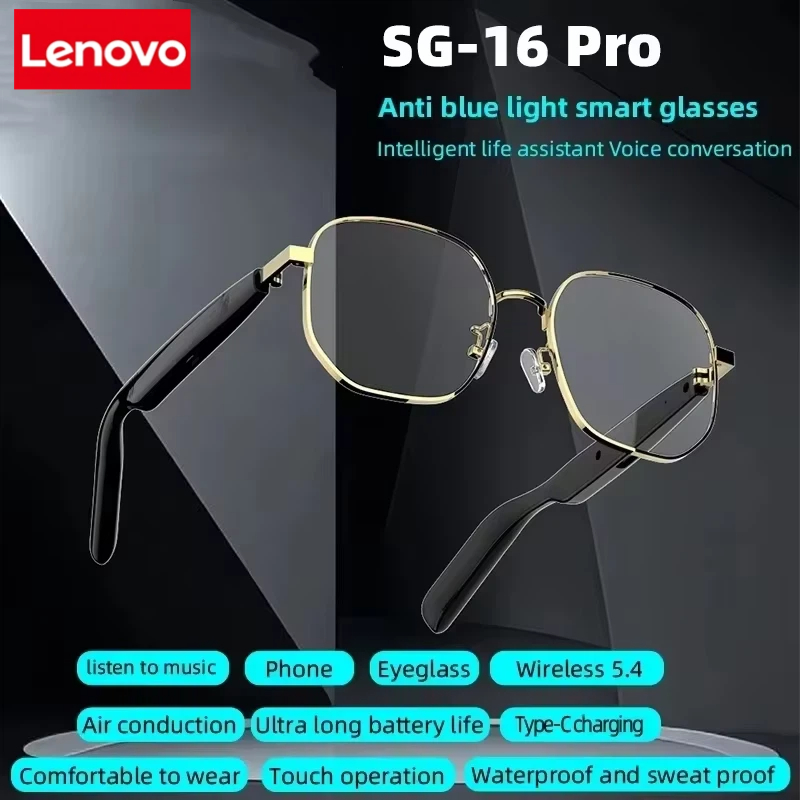 Lenovo New SG-16 Pro Smart Aud - Smart Glasses Lens のレビューと価格