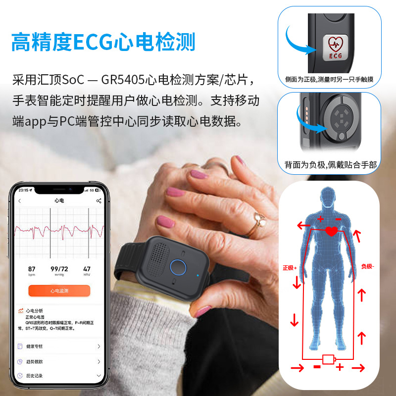 Elderly 5G card positioning wa - Fall Detection Watch のレビューと価格