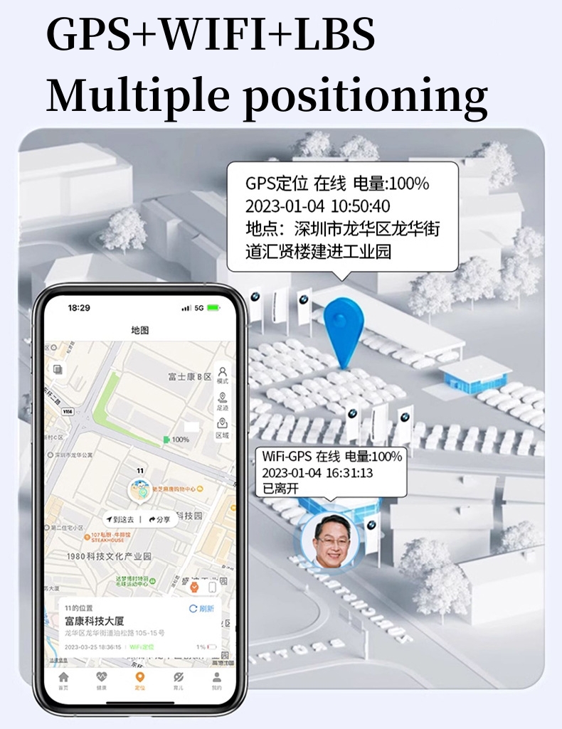 Elderly Smart Watch For Senior - Fall Detection Watch のレビューと価格