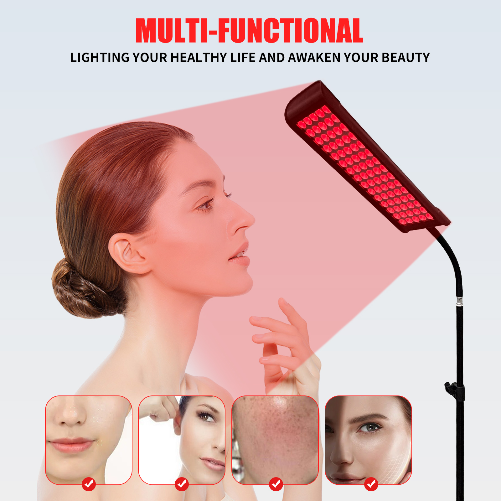 Red Light Therapy Panel Lamp L - Galvanic Skin Sensor のレビューと価格