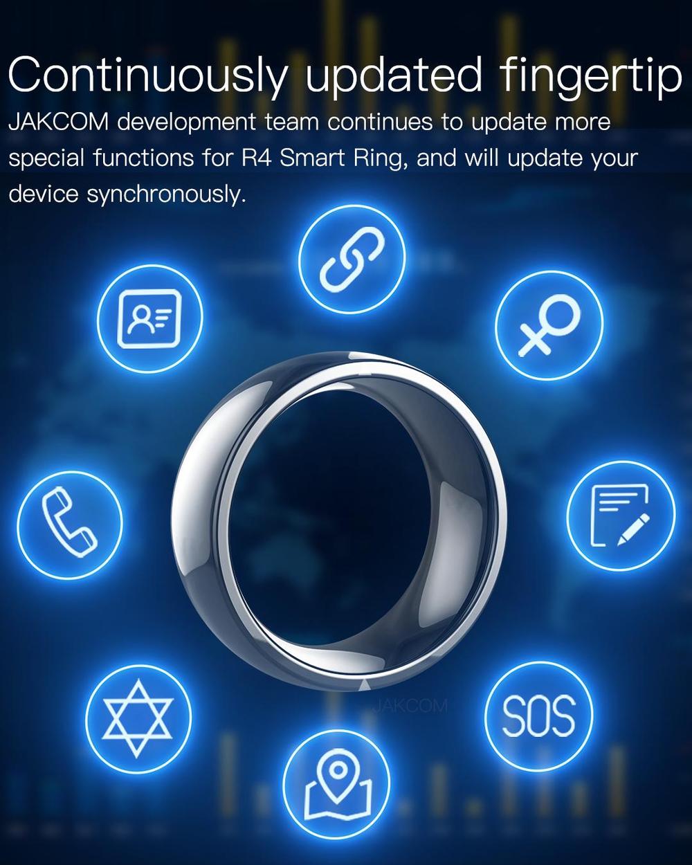 Jakcom Smart Ring  R4 Wearable - Smart Ring Nfc Pay のレビューと価格