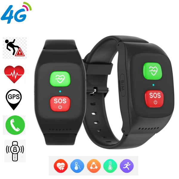 Fall Detection 4G Elderly Smar - Fall Detection Watch のレビューと価格