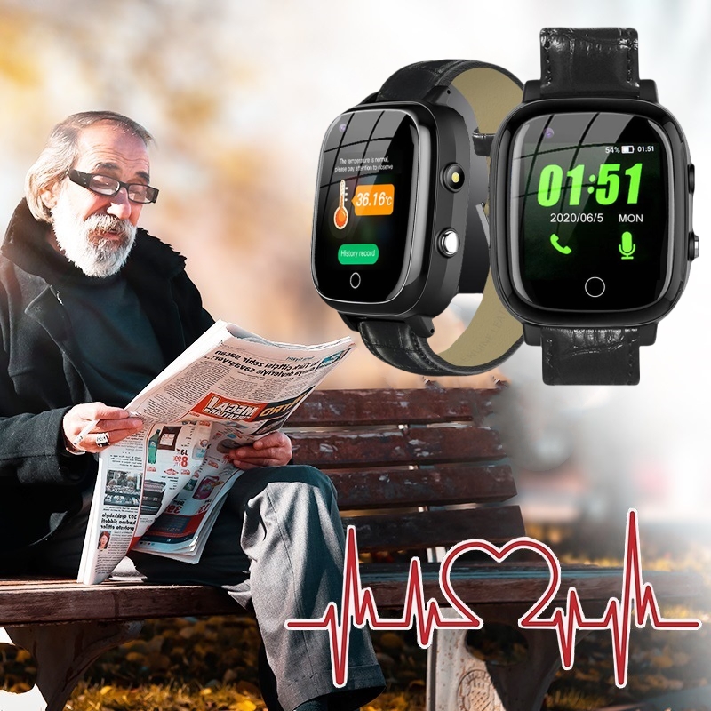 Elderly Smart Watch For Senior - Fall Detection Watch のレビューと価格