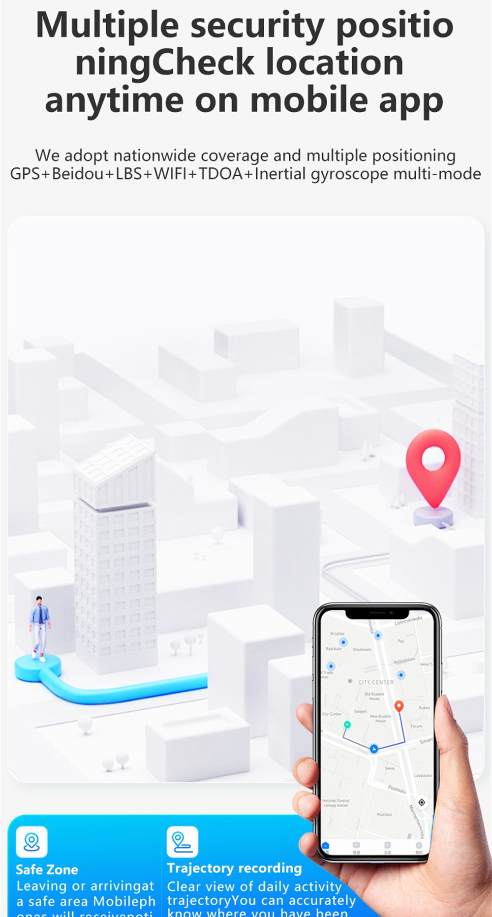 Elderly Smart Watch For Senior - Fall Detection Watch のレビューと価格