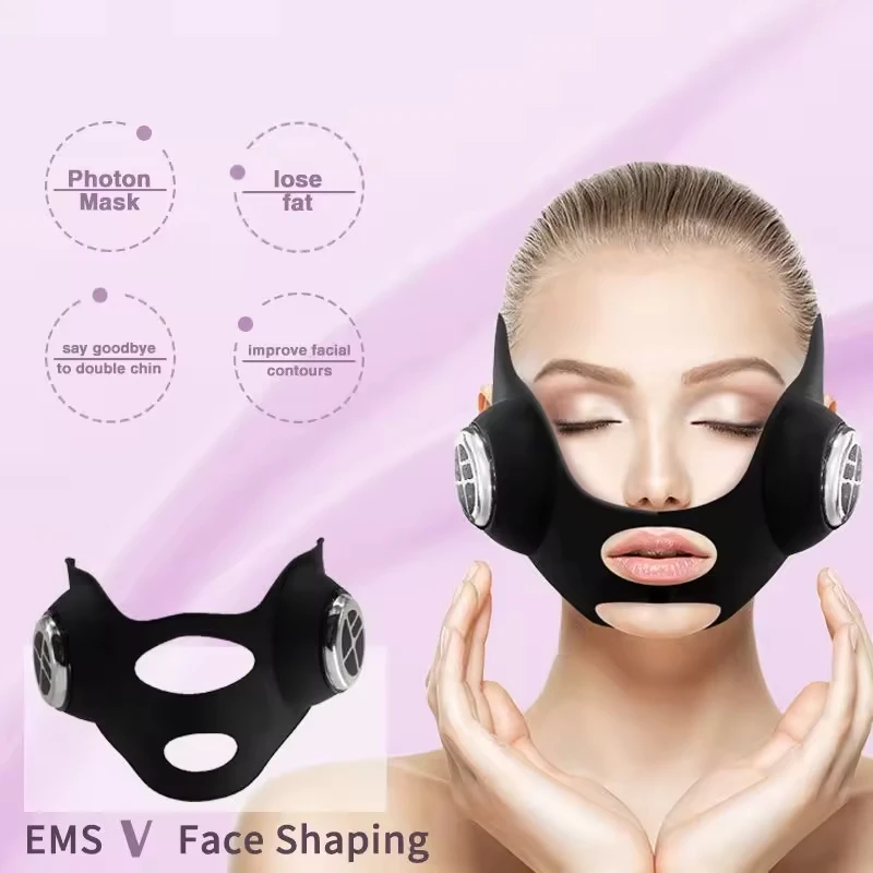 V Face Lifting EMS Facial Mask - Galvanic Skin Sensor のレビューと価格