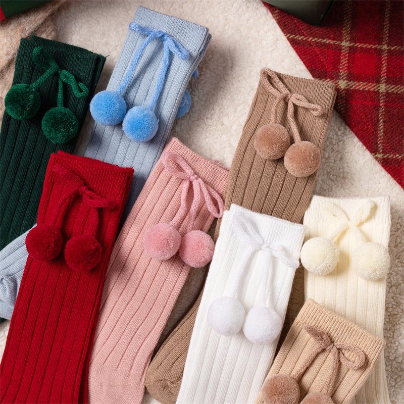 3Pairs/Lot Baby Ball Knee High - Baby Sock Oximeter のレビューと価格