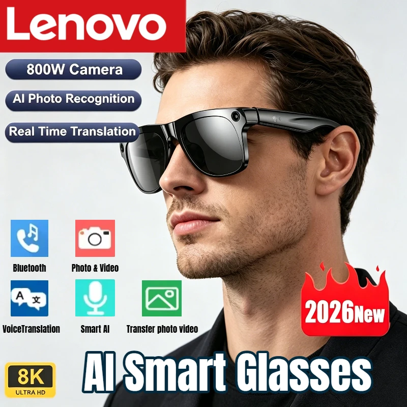 Lenovo AI Smart Glasses 8K HD  - Smart Glasses Lens のレビューと価格