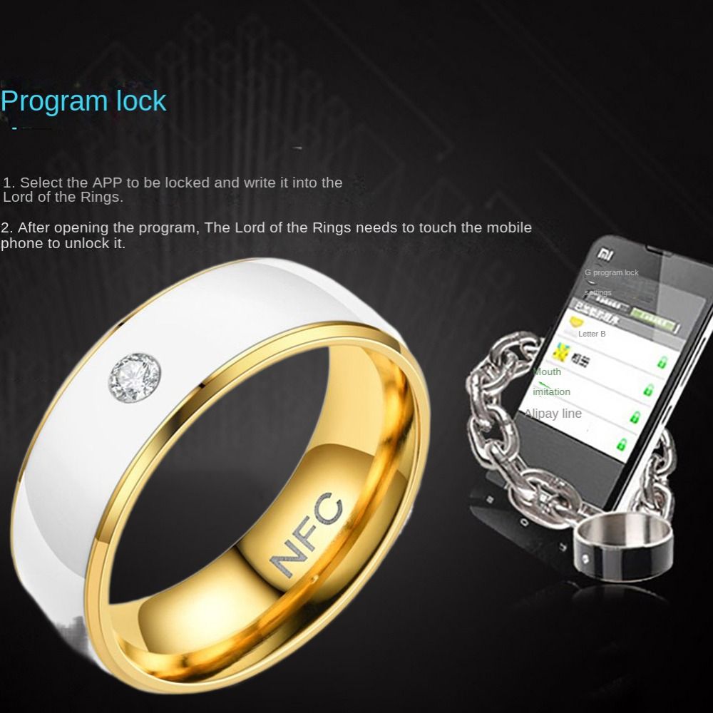 NFC Smart Ring Stainless Steel - Smart Ring Nfc Pay のレビューと価格