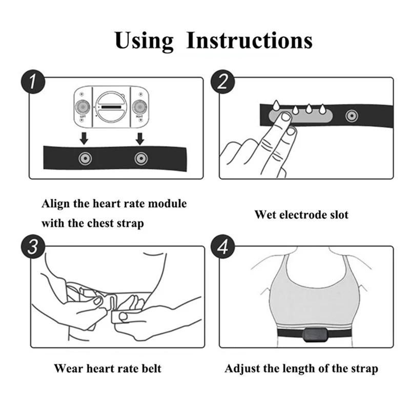 1/2PCS Heart Rate Monitor Ches - Breath Rate Monitor のレビューと価格