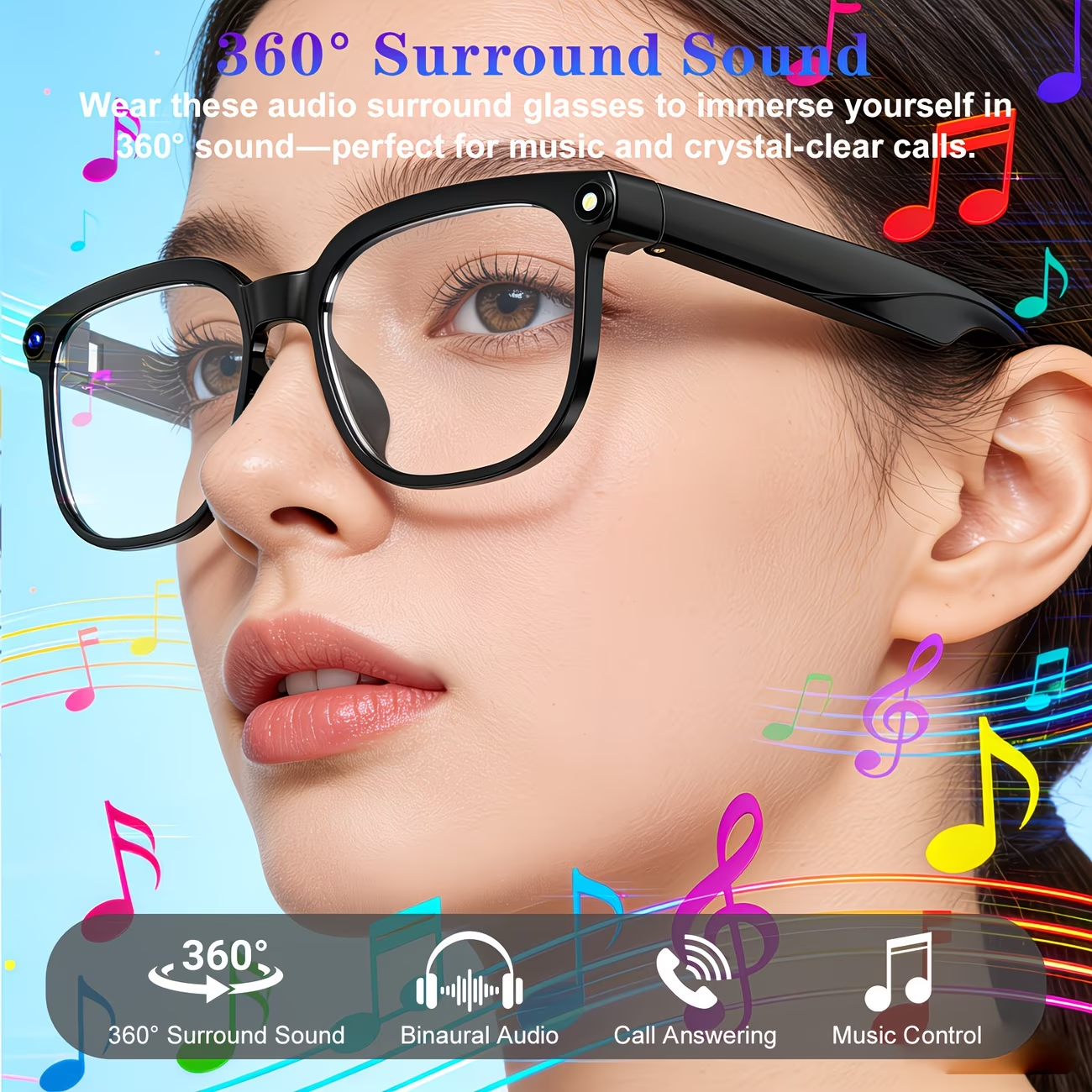 2026 HD AI Smart Glasses 32GB  - Smart Glasses Lens のレビューと価格