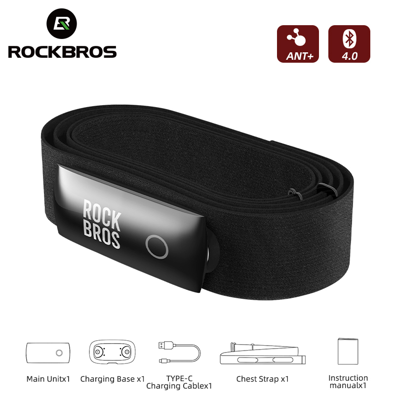 ROCKBROS H828 Heart Rate Senso - Breath Rate Monitor のレビューと価格