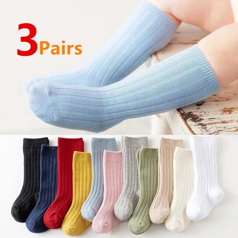 3Pairs/Lot Baby Knee High Sock - Baby Sock Oximeter のレビューと価格