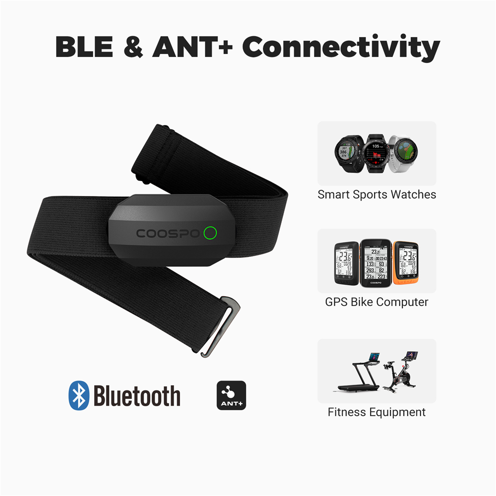 COOSPO H808S Heart Rate Sensor - Breath Rate Monitor のレビューと価格