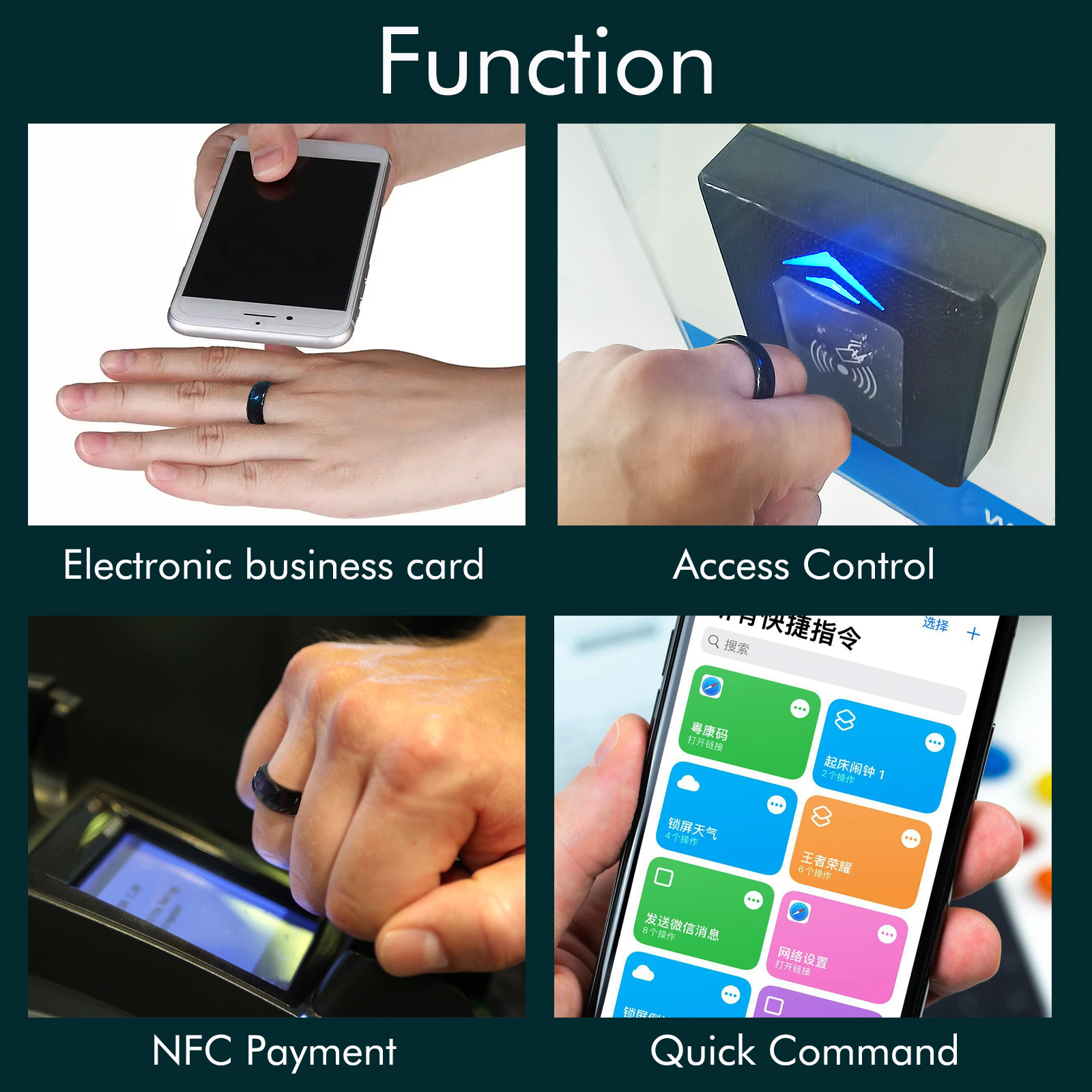 NFC Ntag216 Chip Ceramic Smart - Smart Ring Nfc Pay のレビューと価格