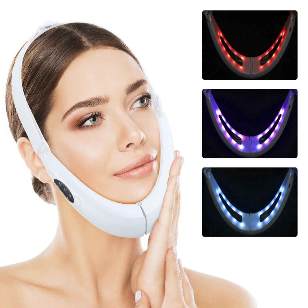 EMS V Shape Lift Belt Facial L - Galvanic Skin Sensor のレビューと価格